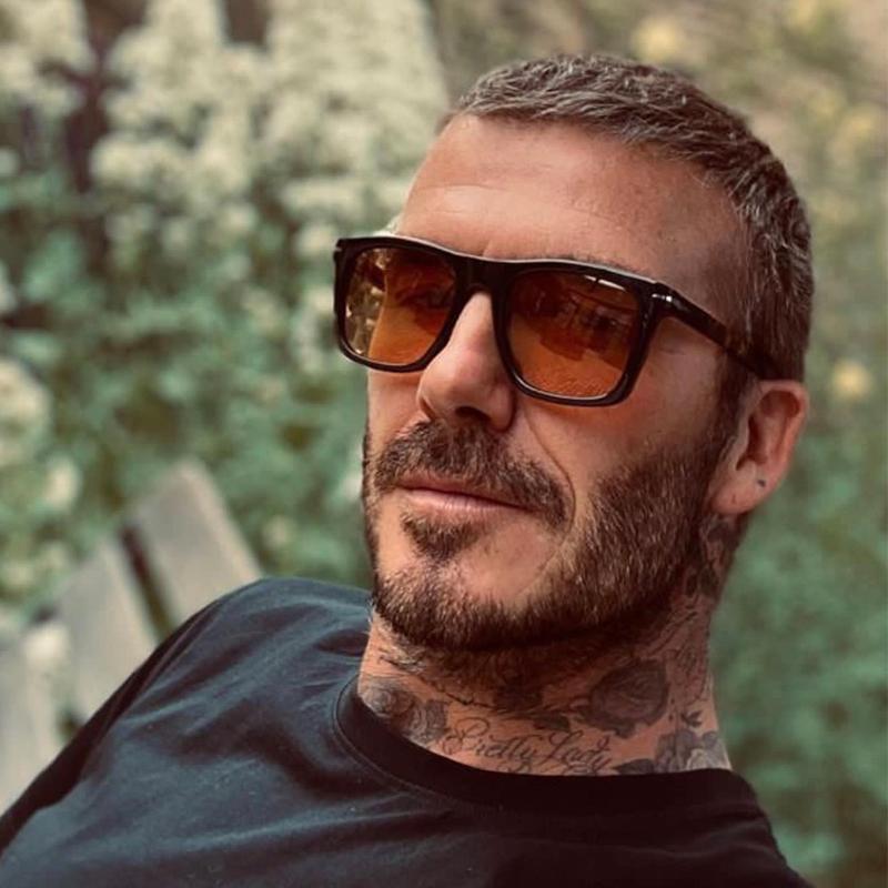 

Sunglasses Oversize Big Square Prescription Eyeglasses Designer Glasses Men Luxury Beckham Style DB7000