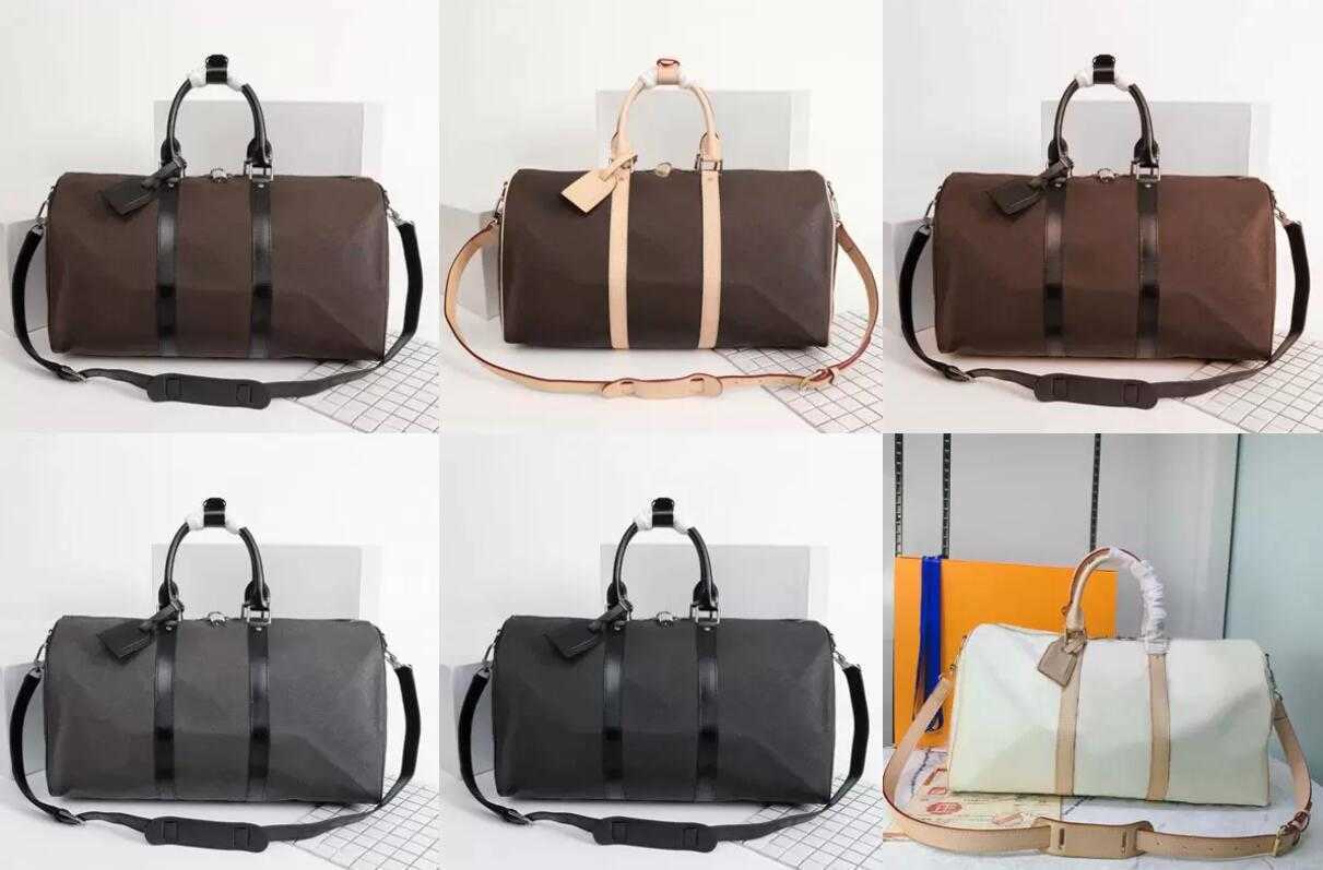 

2022 luxury fashion men women high-quality travel duffle bags brand designer luggage handbags With lock large capacity sport bag size 54CM, Supplementary shipping