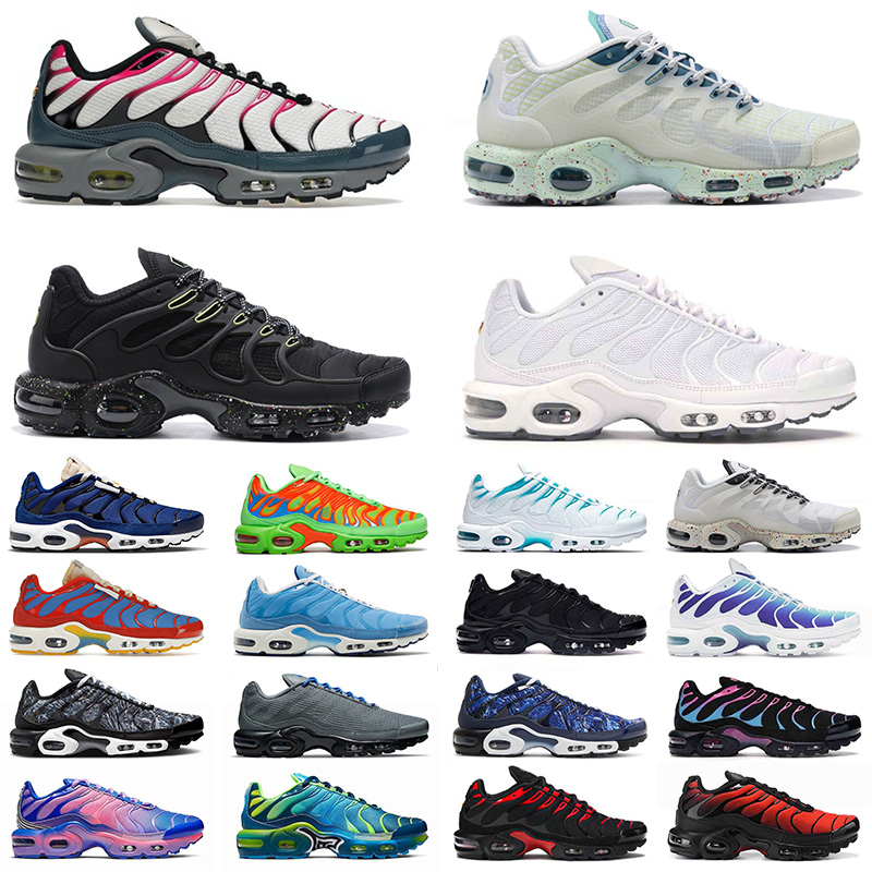 

Plus TN Requin Ultra SE Mens Womens Designer Running Shoes Big Size Us 12 Terrascape Mint Green Reflective Black University Blue Sports Sneakers Trainers Eur 36-46, 40-46 sup fire pink