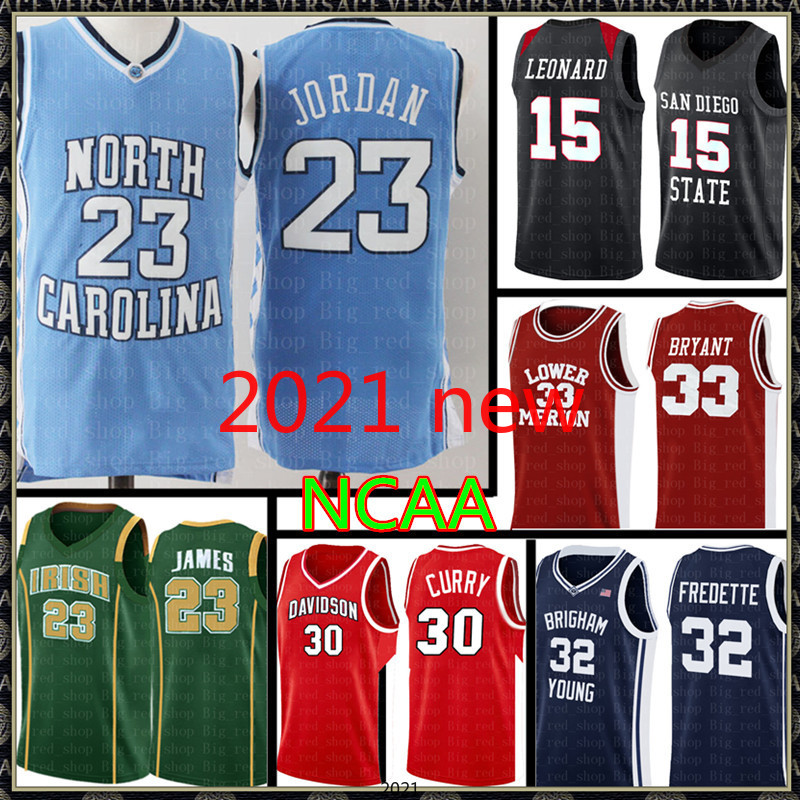 

NCAA MJ 23 Jersey University 13 Harden 33 Bird Kawhi 15 Leonard Basketball Jerseys