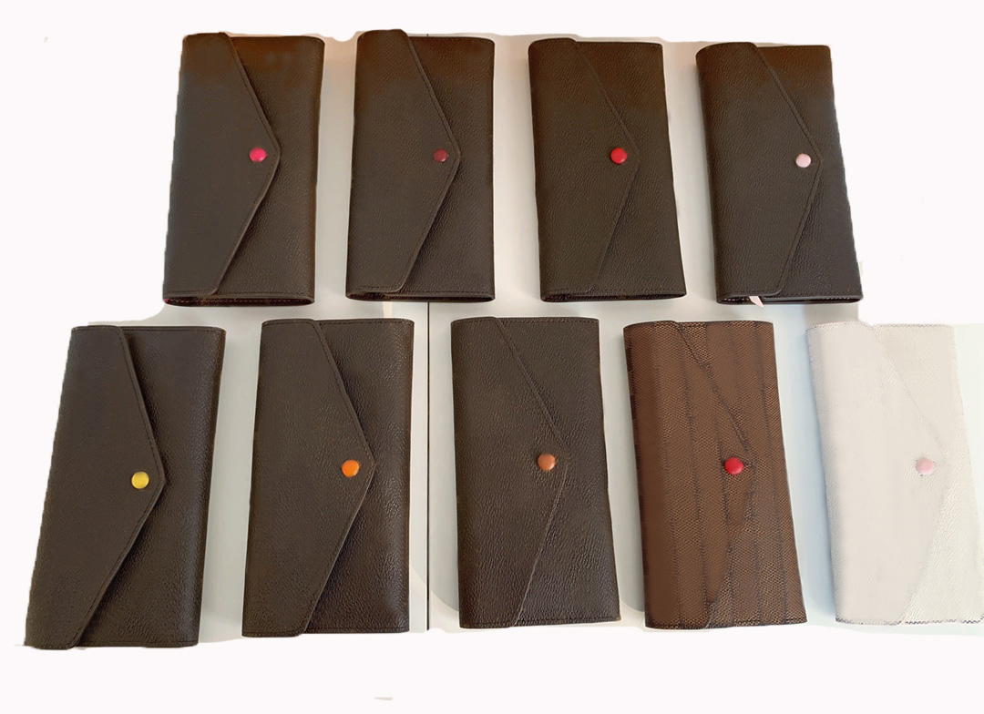 

Fashion Designers WALLET Luxurys Mens Womens Long Wallets High Quality Monograms Classic Coin Purse Card Holder Josephine Clutch With origina Box Dust bag 60L708, Brown monograms (orange lining)