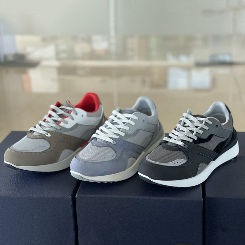 

2022 Designer B29 Sneakers Men Women Platform Trainer Grey Technical Mesh Suede Smooth Calfskin Shoes Fashion Classic Treadmill Casual Lace Box NO366, Sock