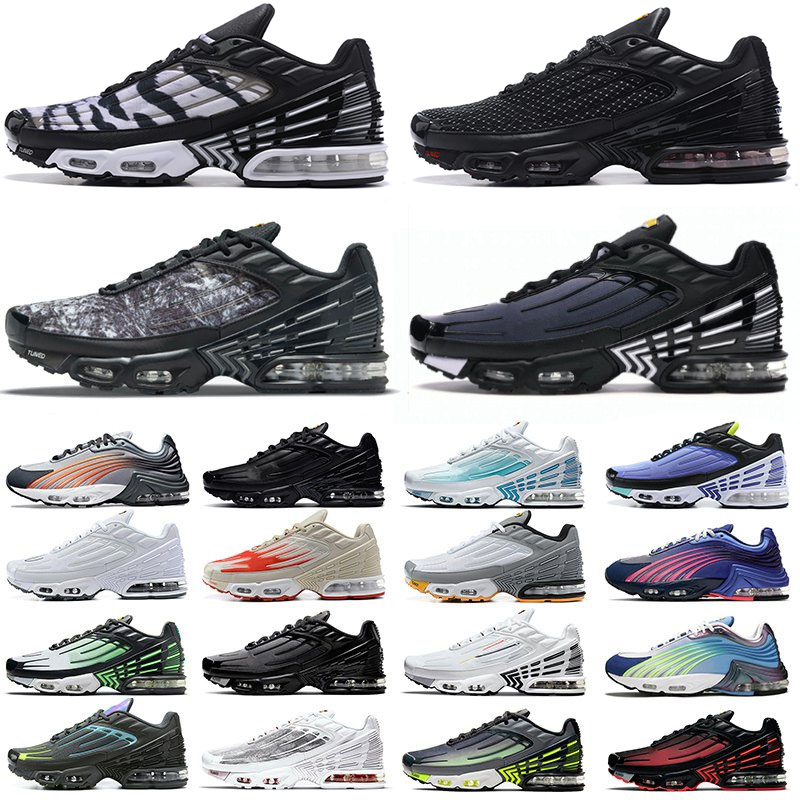 

Tn Plus 3 Running Shoes Top Quality tn 3 Mens Womens tns Designer Obsidian Laser Blue All Black White Leather Multi Gold Wolf Grey Tn3 Sports Sneakers Trainers Eur 36-46, 39-46 (6)