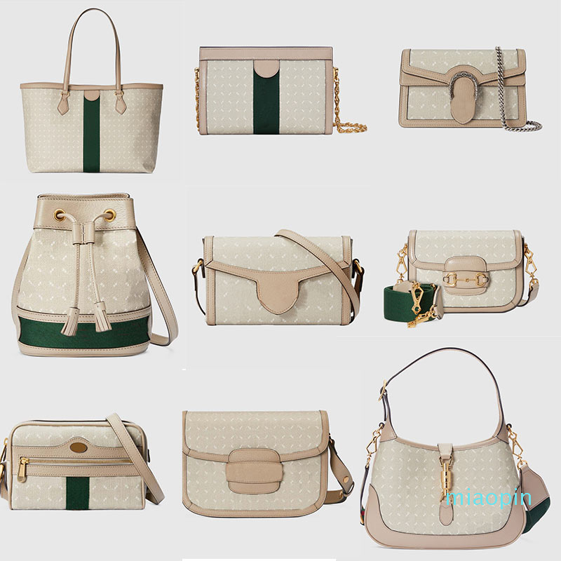 

Crossbody Bag Women Handbag Tote Bags Drawstring Bucket Handbags Chain Purse Flap Wallet Classic Letter Print Long Shoulder Strap Read Green