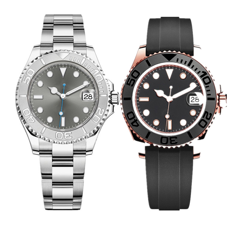 

Mens Watch Automatic Mechanical Watches 40MM Stainless Steel Business Wristwatch Strap Adjustable Montre de Luxe Self-wind Fashion Designer Wristwatches, Colour 1