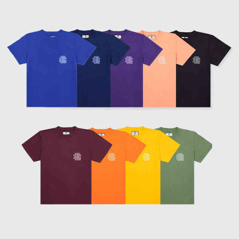 Eric Emanuel Classique Hommes T-shirts Mode Ee Tops T-shirts Marque À Manches Courtes Femmes T-shirts D'été Hip Hop Lettre Imprimé Coton Lâche Gr
