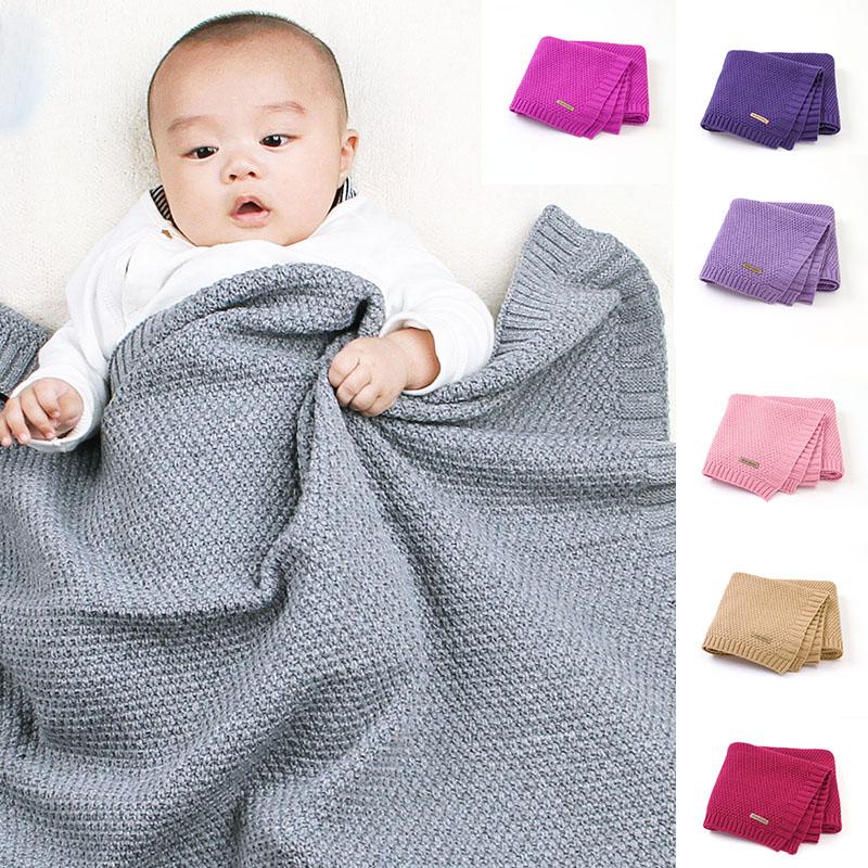 

Blankets & Swaddling Baby Blanket Knitted Soft Toddler Swaddle Wrap Stuff For Stroller Children's Quilts Bed Sofa Basket, Nby1002green