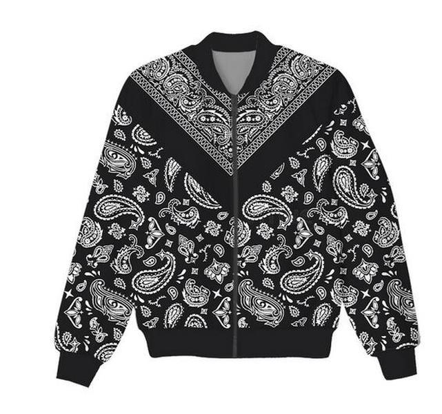 Plus-size S-7XL New Arrive Bandana Black Paisley Men Women 3d Print Hip Hop Sweatshirt/pants /T-shirt/hoodies/vest/shorts v1