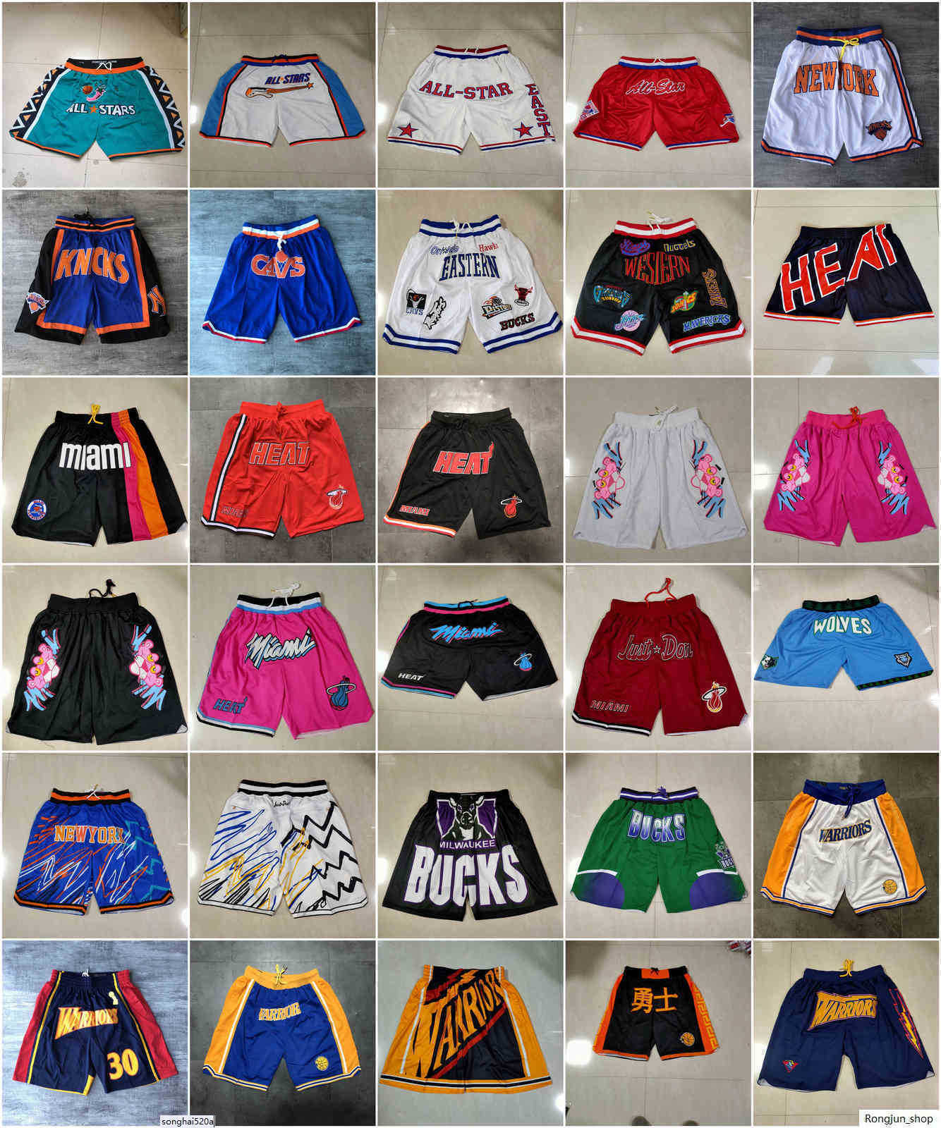 

2021 Team Basketball Short Just Don Retro Sport Shorts Hip Pop Pant With Pocket Zipper Sweatpants Purple White Black Red Green Mens Stitched''nba''jersey, As photo