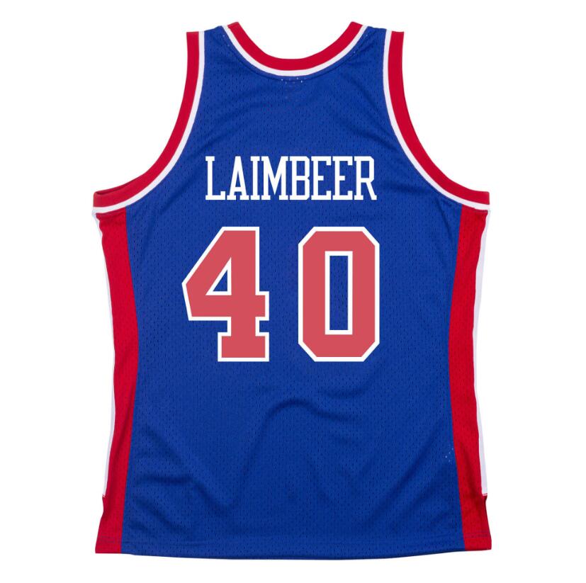 

Stitched basketball Jersey Bill Laimbeer Mitchell & Ness 1988-89 Mesh Hardwoods Classics retro jerseys Men Women Youth S, Stitched jersey