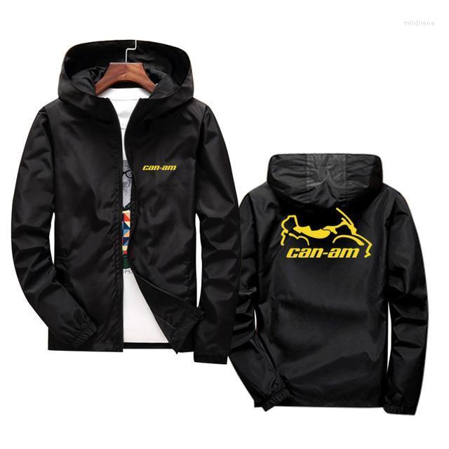 

Men' Hoodies & Sweatshirts Motorcycle Jacket Windproof For CAN-AM Logo Mobike Riding Hooded Suit Windbreaker Racing Zipper CoatMen' Mild22, 02