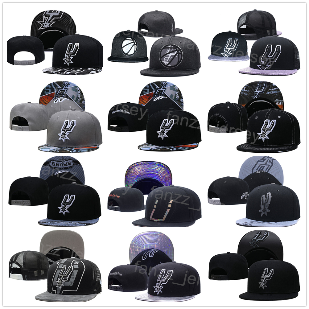 

Letters Basketball Knitted Hat Team Sports Street Adjustable Summer Snapback Fitted Caps Devin Vassell Zach Collins Jeremy Sochan Black Grey Camo Ball Stitched, Photo 2