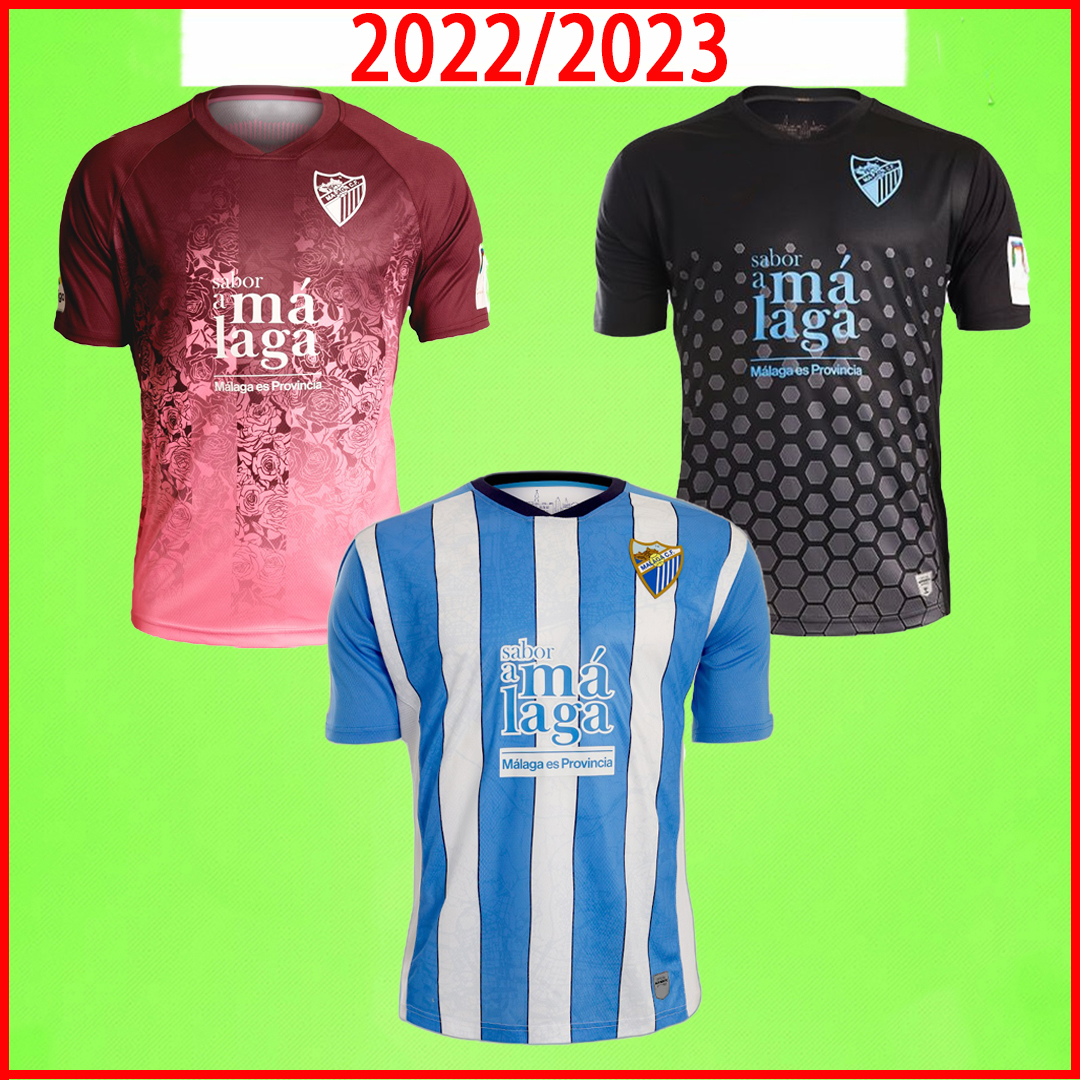 

Camiseta de futbol 22 23 Malaga Soccer Jerseys mens 2022 2023 K Bare JUANPI ADRIAN CF Football Shirt BAR Casas Juankar Juande Hombres Uniforms kids kit home away third, 22/23 away