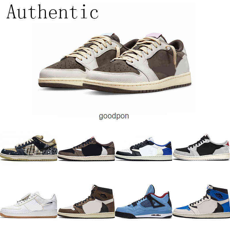 

reverse mocha 1 1s Basketball Shoes Phantom DM7866-00 Baroque Brown Cactus Jack High Outdoor Trainers, Q0218