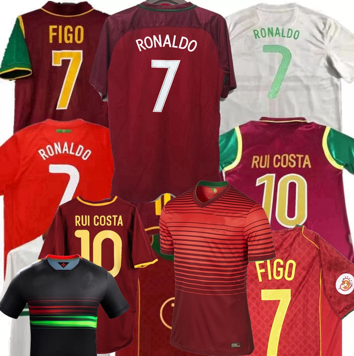 

Retro classic 1998 1999 RONALDO soccer jerseys 2000 2002 2004 2012 15 16 PAULETA RUI COSTA FIGO EDER J.MOUTINHO NANI PEPE QUARESMA Portugieser football shirt, 2014 home