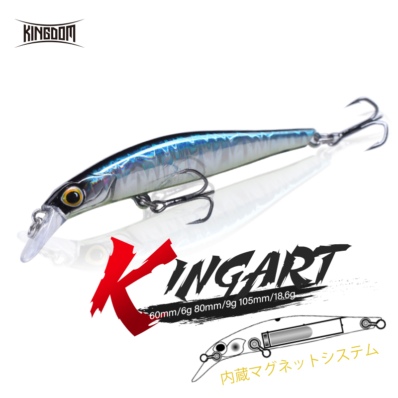 

Kingdom Fishing Lures Sinking Minnow Good Action Wobblers Hard Artificial Baits 6g 9g 14g 18 6g For Accessories Tackle 220721