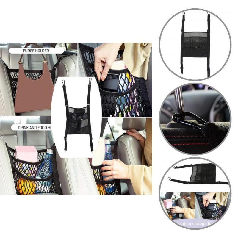 

Car Organizer Storage Net Black Cargo Durable Foldable Pretty Cloth Debris Bags