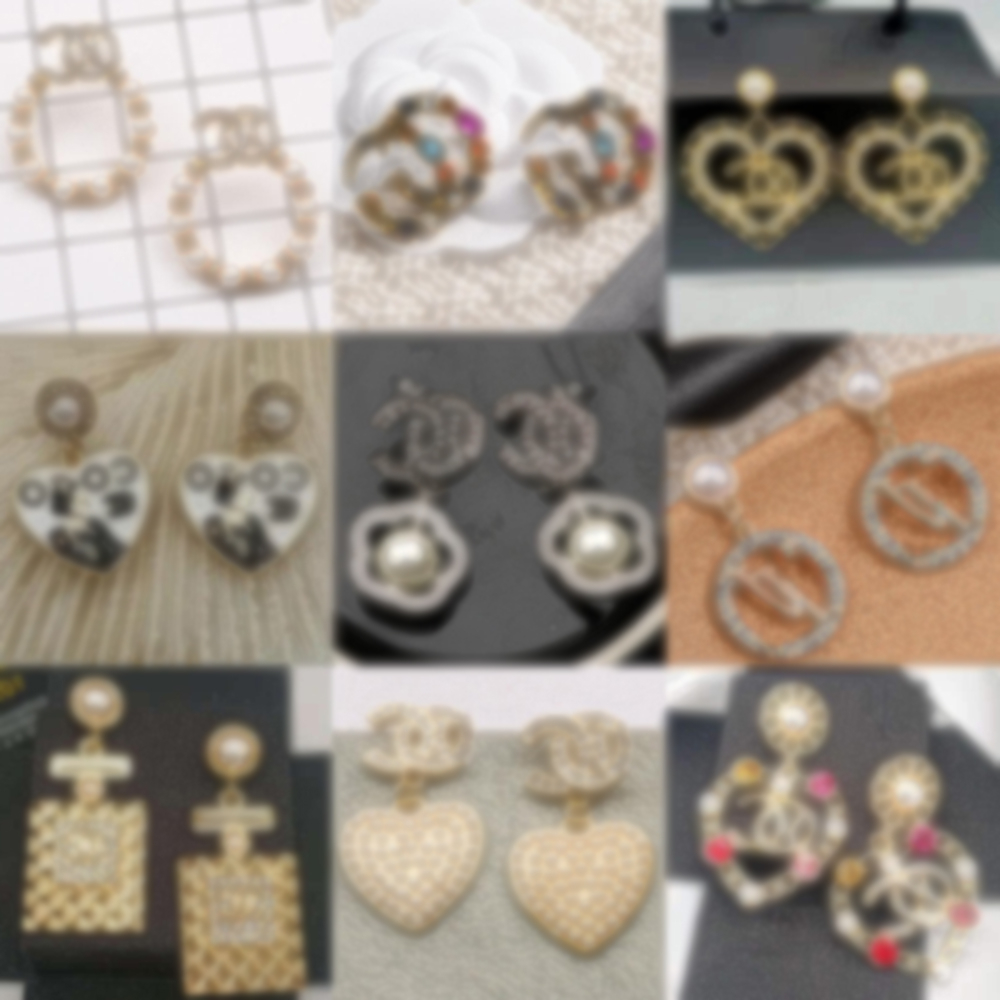 

Womens Earrings Ear Stud Earring 18K Gold Plated Crystal Pearl Party Women Designer Brand Lovers Gift Engagement Wedding Jewelry ER0881-900