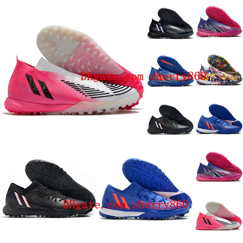 

2022 soccer shoes Predator Edge1 IC TF mens cleats Indoor Turf football boots, As picture 11