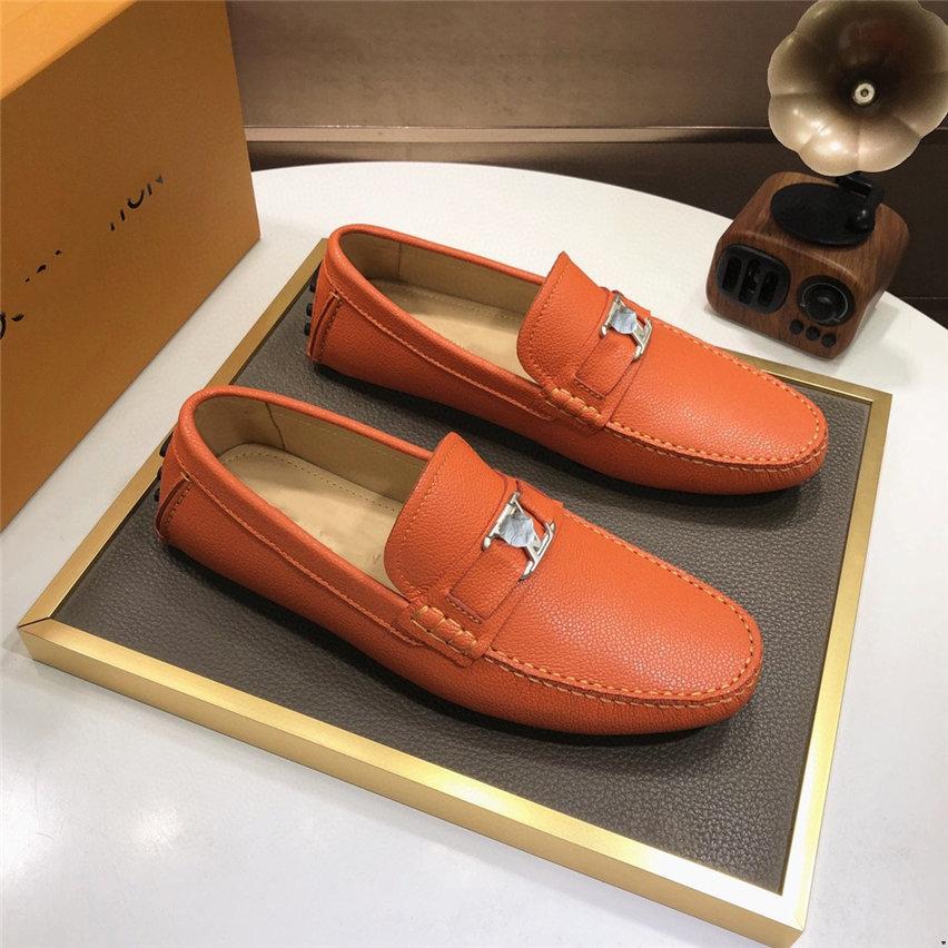 

CQ 2022 Genuine Leather Luxury Designer Dress Shoes Comfy Man Casual Shoes Original Smart Business Work Office Lace-up Men Shoe 11, #26