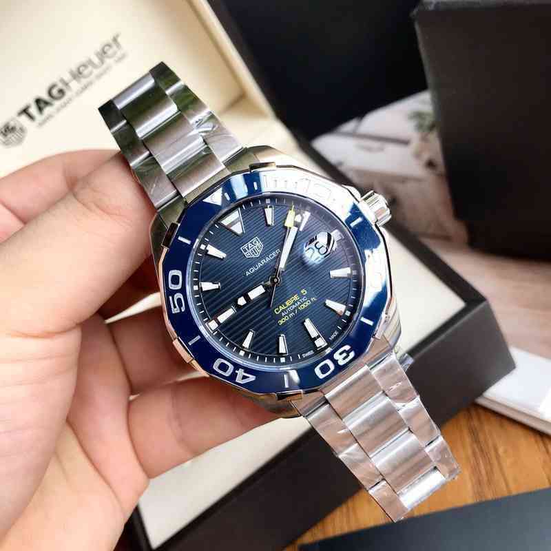 Luxury Watches for Mens Mechanical Wristwatch Tag heue Aquaracer Calibre 5 Fully Automatic Men's Ckb6 Designer