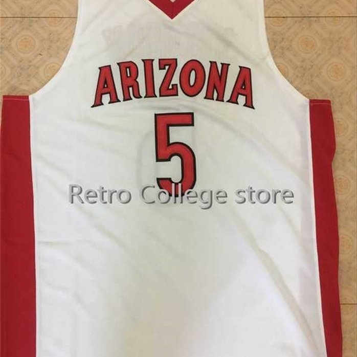

Sjzl98 23 Hollis-Jefferson 5 stanley johnson 0 Gilbert Arenas 20 Amar'e Stoudemire Arizona Wildcats Basketball Jerseys Embroidery Stitched Custom, Red