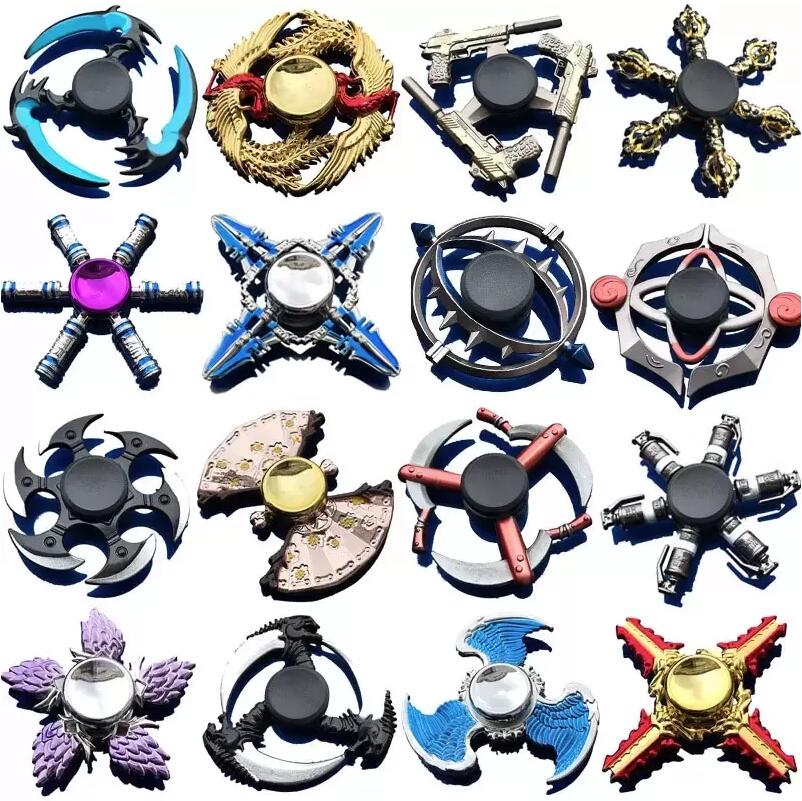 

Fidget Spinner Finger Toy pack Zinc Alloy Metal Hand Spinners Fingertip Gyro Spinning Top Stress Relief Decompression Anxiety Toys Reliever