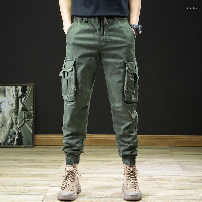 

Men's Pants Summer Tactical Cargo Men Fashion Sport Joggers Casual Streetwear Hip Hop Baggy Trousers Army Green Khaki Black GrayMen's Naom22