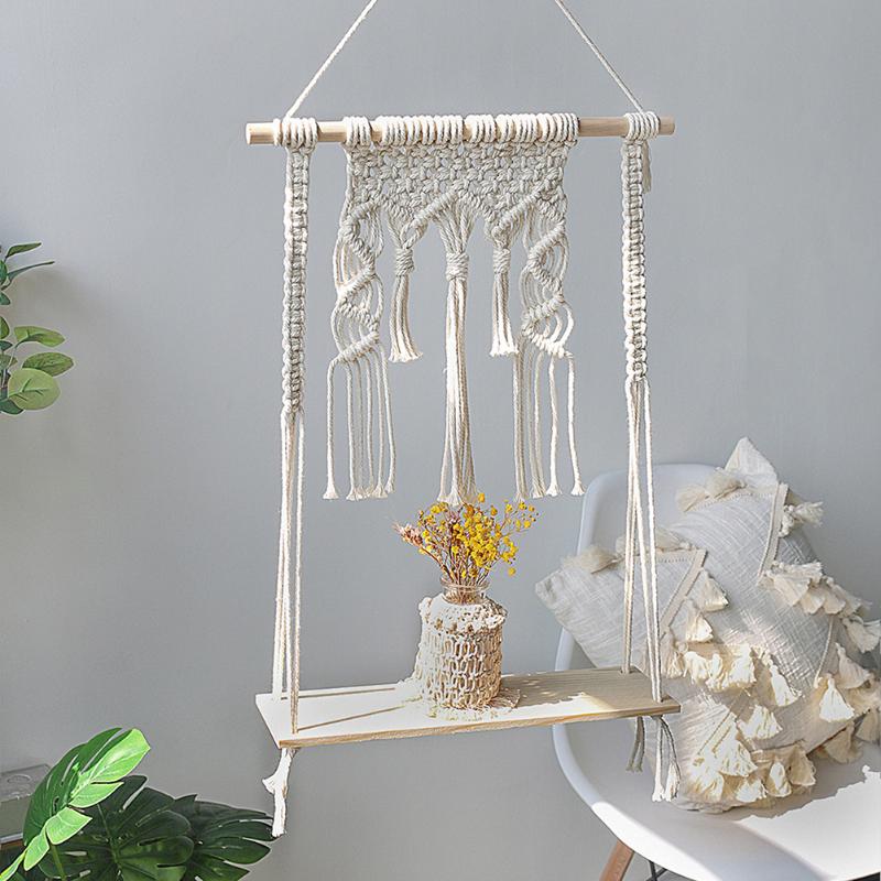 

Decorative Objects & Figurines Weave Dream Catcher Home Decor Ramadan Decoration Macrame Wall Hanging Baby Nordic Room Kids Nursery Ins Tape