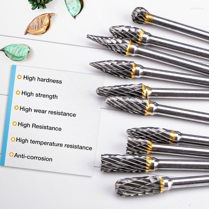 

Nail Art Equipment 10pcs Carbide Tungsten Milling Cutter Manicure Drill Bits For Remove Acylics & Gel Files Pedicure Tools Prud22