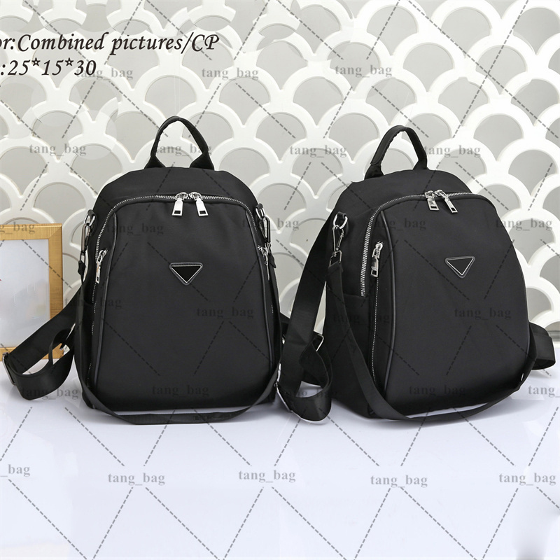 

Designer Large Capacity Woman Backpack Storage Bags School Travel Bag Black Duffel