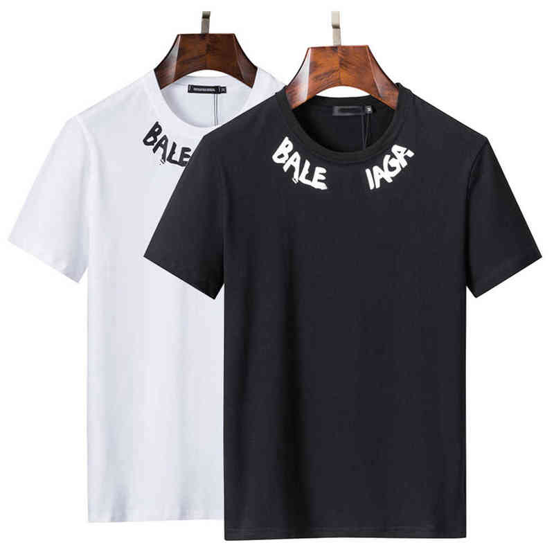 

Brand 2022 Designer Tees t Shirts Top Quality Pure Cotton Short Sleeve Shirt Simple Letter Printed Summer Casual Men Clothing Size -xxxxl, Price difference