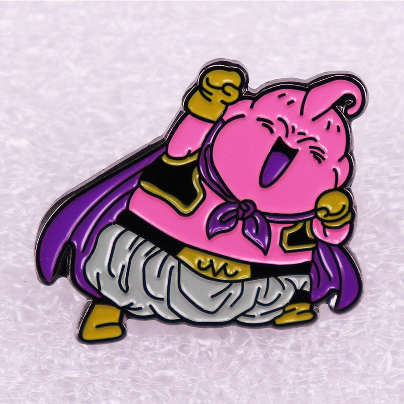 

Anime Dragon Hard Enamel Pins Collect Pink Comic Character Metal Cartoon Brooch Backpack Collar Lapel Badges Fashion Jewelry PINK PURPLE, As picture