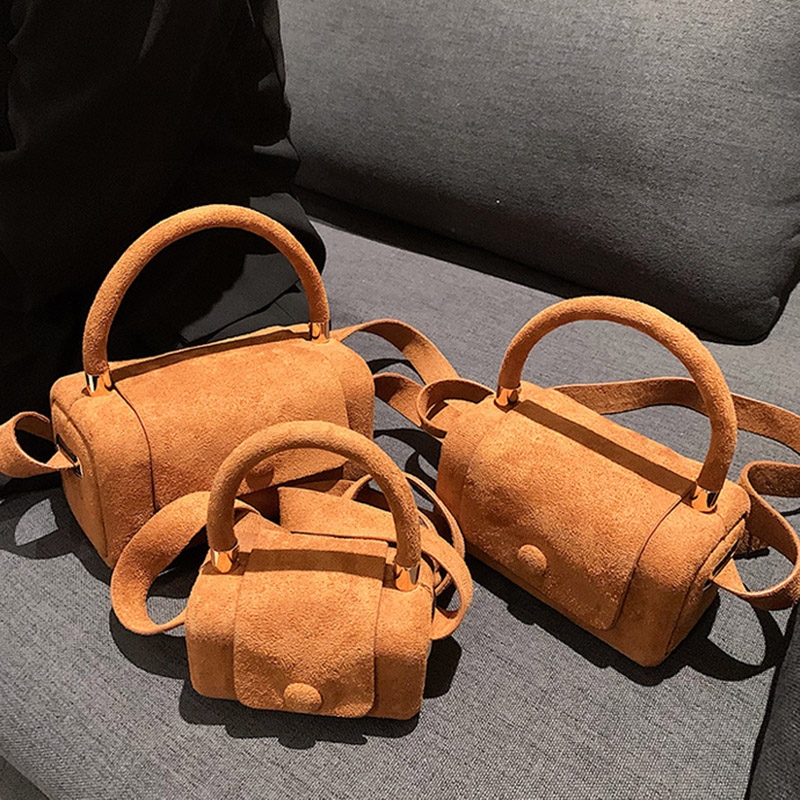 

Women Green Blue Flock Mini Handbag Suede Crossbody Bags For Female Luxury Designer Small Shoulder Bags Evening Clutch Wallets, L(20cm-11cm-11cm)