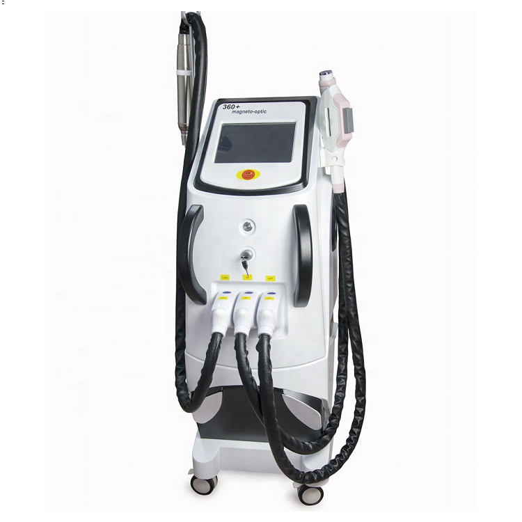 

3 In 1 Multifunction Elight Machine IPl OPt 755nm Picosecond Laser RF Laser Hair Rremoval/ 360 Magneto Optical System
