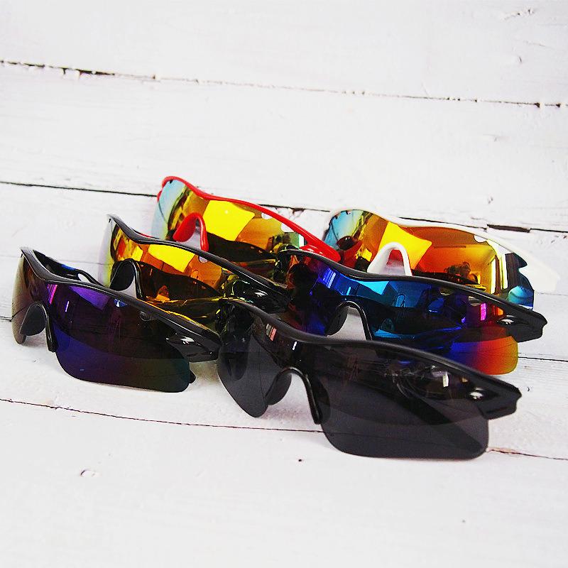 

Sunglasses Mirror Reflective Sport 6Colors Skateboarding Unisex Colorful Outdoor Charm Windproof Travel Goggles Glasses 9302Sunglasses