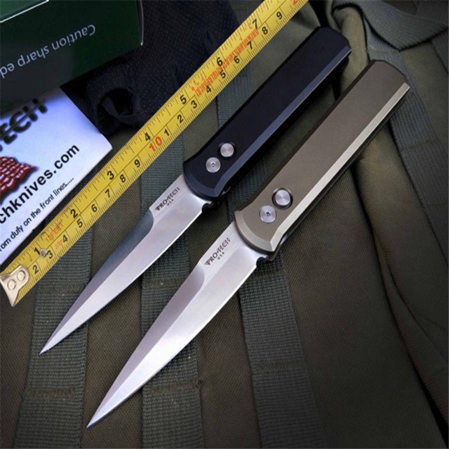 

Protech THE GODFATHER 920 Auto knife Floding knife Self Defense Hunting Automatic Tactical knives CNC 6061-T6 Aviation Aluminum ha228v