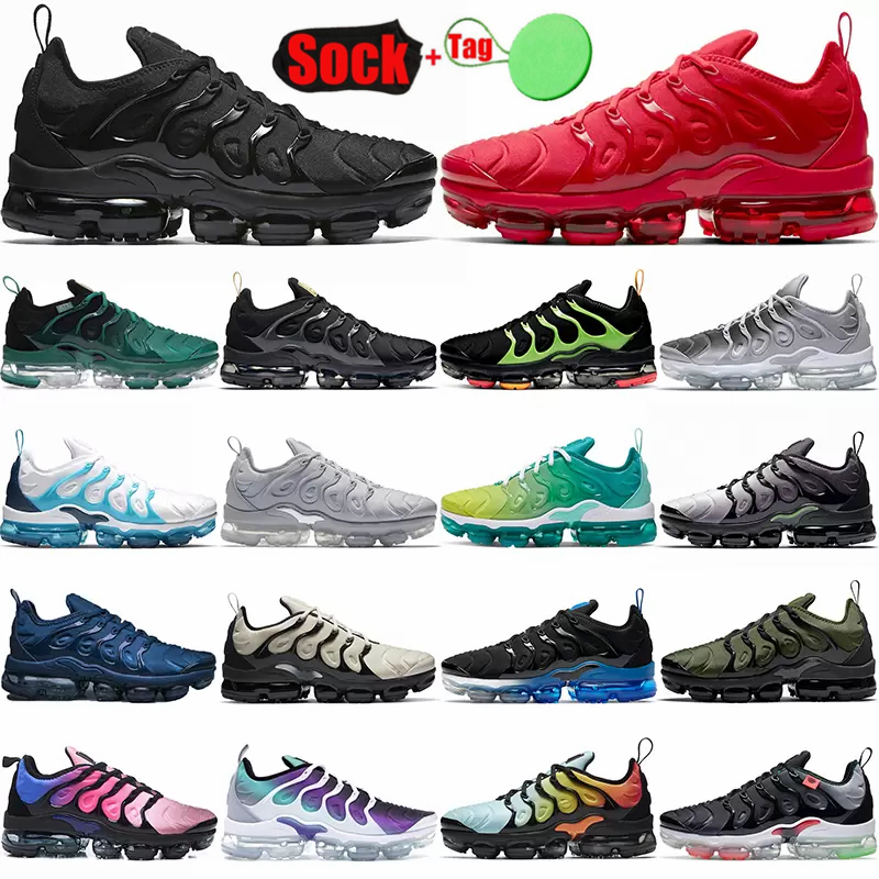 

Big Size 46 47 plus tn running shoes men women triple black white red wolf grey usa atlanta neon walking jogging designer sneakers outdoor sports shoe us 12 13, 39