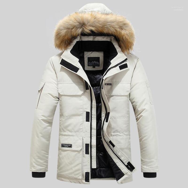 

Men's Down & Parkas 2022 Winter Jacket Korean Fashion Causal Fur Collar Parker Coat Cotton Hooded Thick Warm Windbreaker 6XL Kare22, Yellow