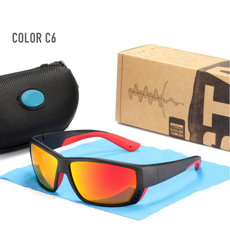 

Designer Classic Sunglasses for Woman tuna alley D706 580p polarized UV400 lenses luxury Mens sun glasses with Box & Case