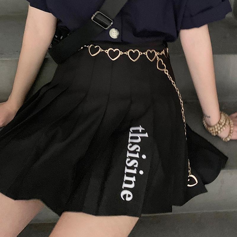 

Belts Women Fashion Metal Waist Chain Belt Love Heart Shaped Waistband Gold Silver Hip High Accessories