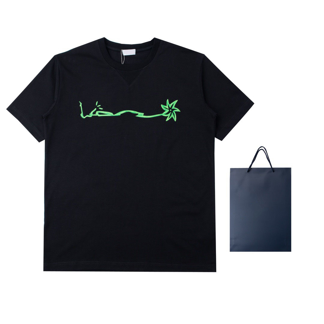 

Men's Plus Tees & Polos Round neck embroidered and printed polar style summer wear with street pure cotton d123