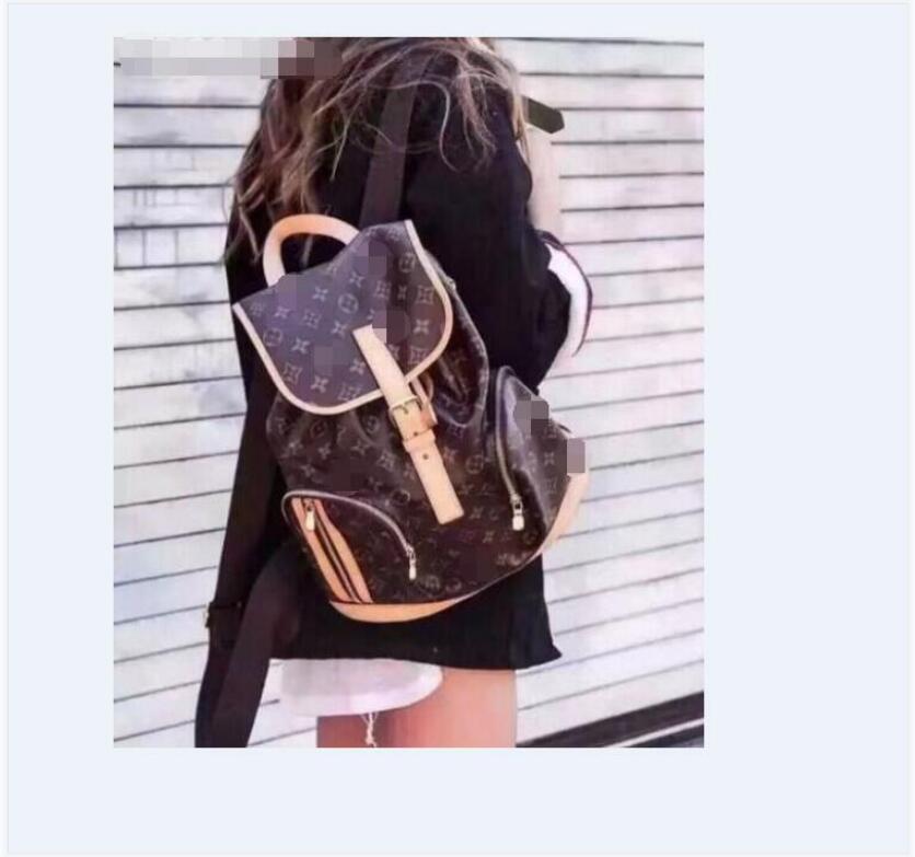 

GGs Louiseity Viutonity LVs 2022 Luxury Designer Leather Handbags PALM SPRING Backpacks Women Shoulder Bags Purses Fashion Scholl Bag Boston, Brown grid /n58024