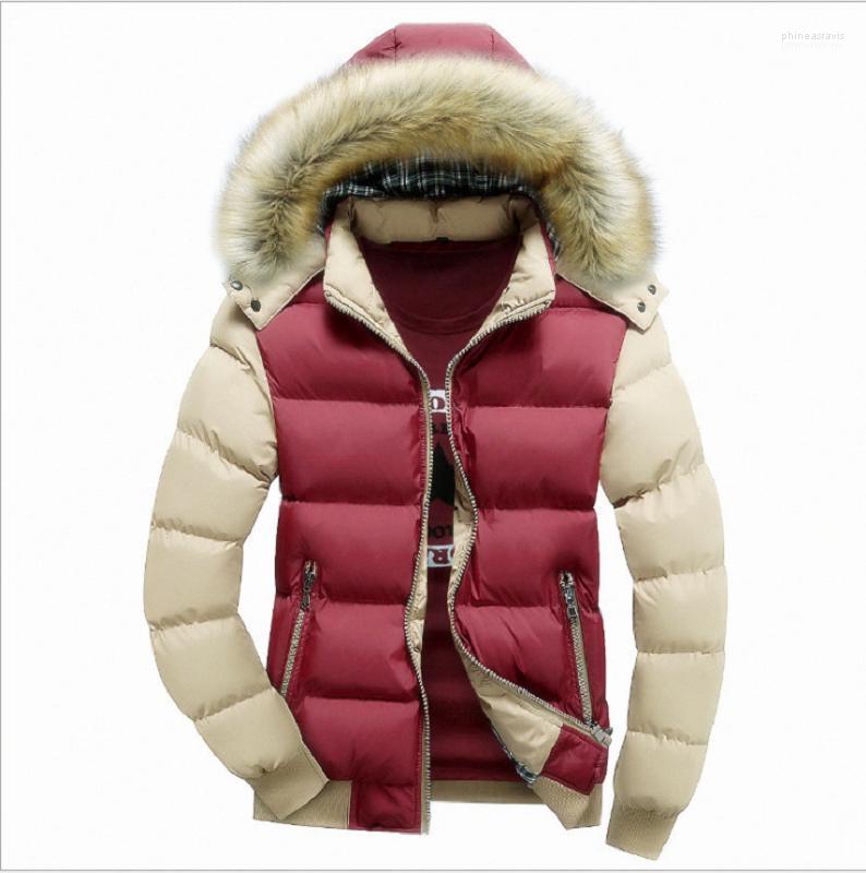 

Men' Down & Parkas Cotton-padded Clothes Thickened For Young People With Removable Hats In The Trend -7XL Phin22