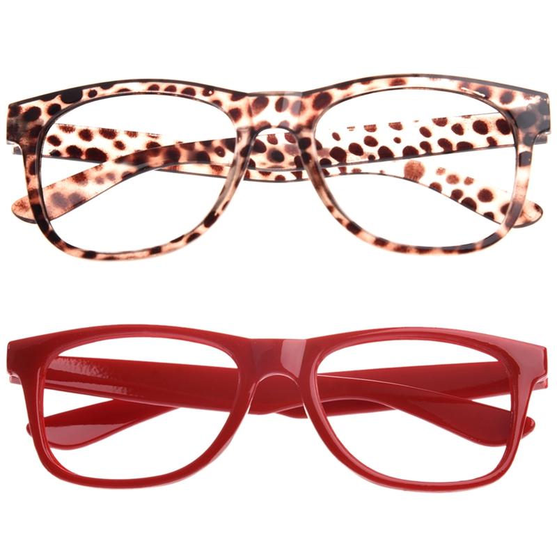 

Fashion Sunglasses Frames Pcs Stylish Boys Girls Children Kids Party Accessories Glasses Frame No Lenses Leopard & RedFashion