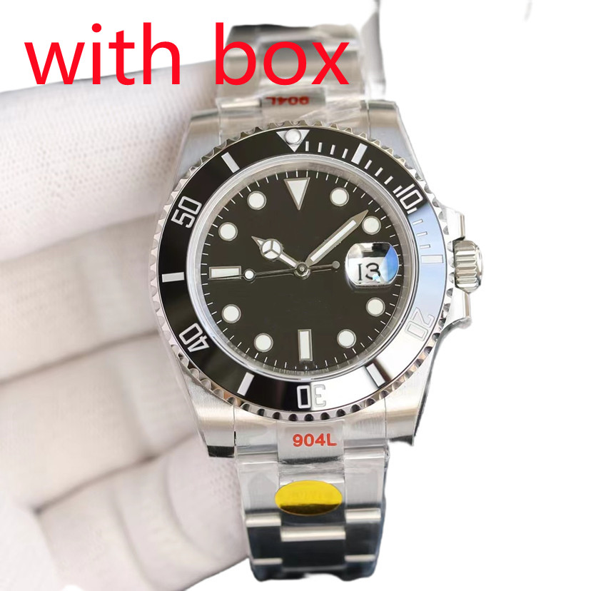 

LDS- Ceramic Bezel Mens watches 41MM Automatic Mechanical 2813 Movement Watch 3135 Luminous Sapphire Waterproof Sports Self-wind Fashion Wristwatches for men, Only a box;no watch