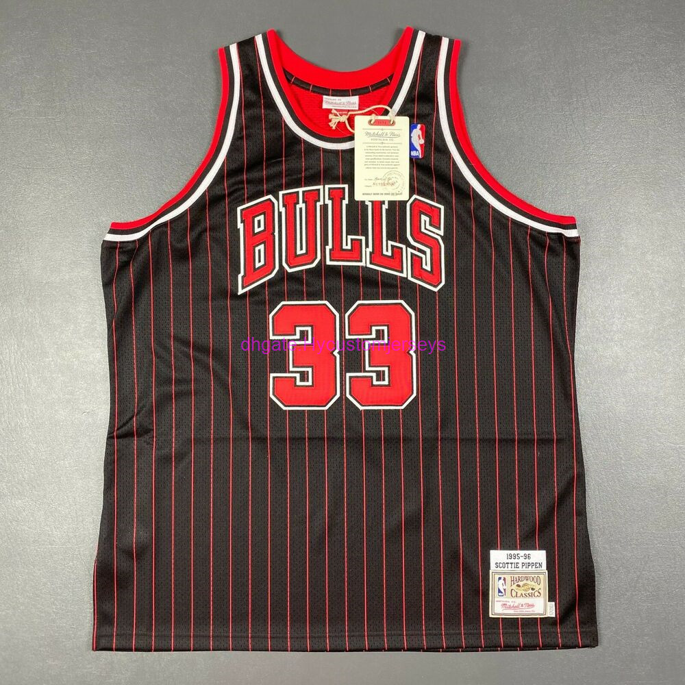 

Scotty Pippen Mitchell Ness 95 96 Jersey Mens Basketball Jerseys Tall fat Man Big, With pictures