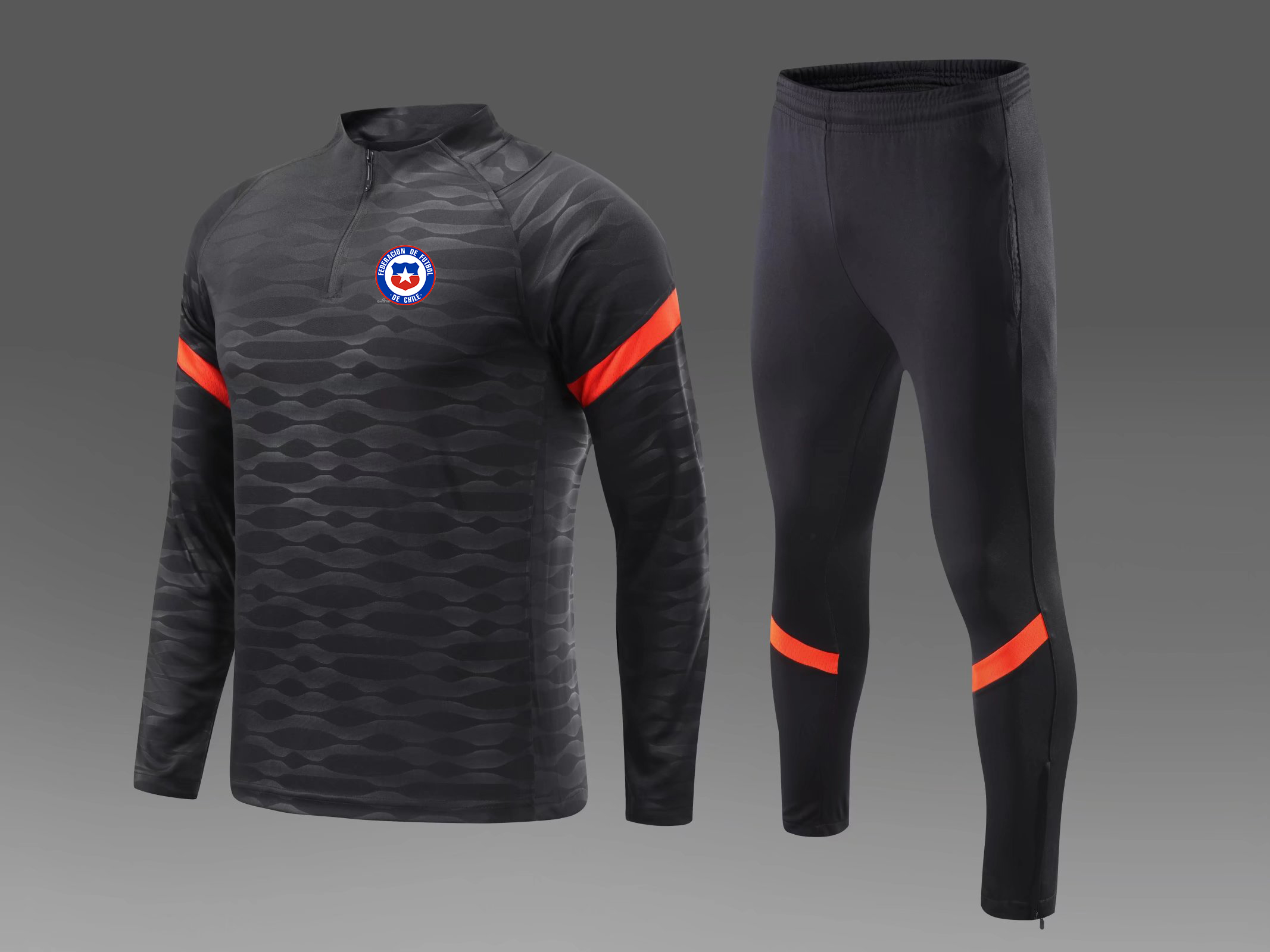 

Chile national football team men's football Tracksuits outdoor running training suit Autumn and Winter Kids Soccer Home kits Customized logo, No 4