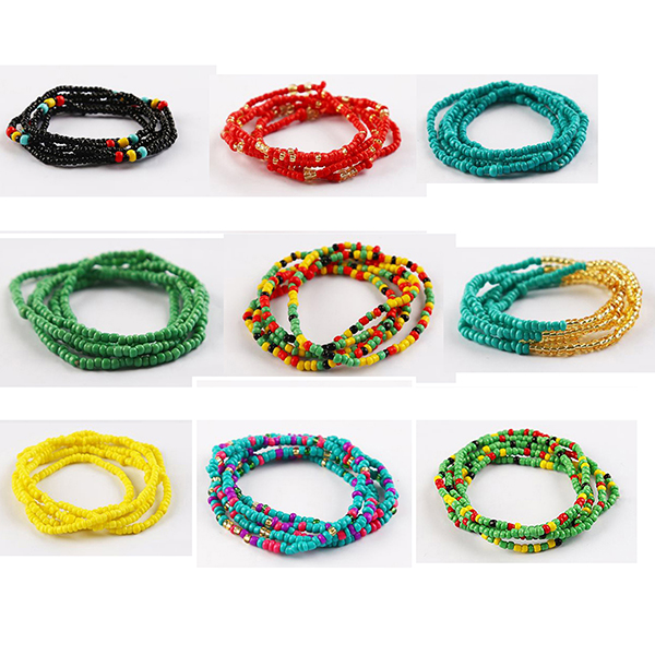 

belly chains woman jewelry waistbands single chain seed beads thin fashion sexy body jewelry lady summer beach bikini African wholesales price 20pcs/lot