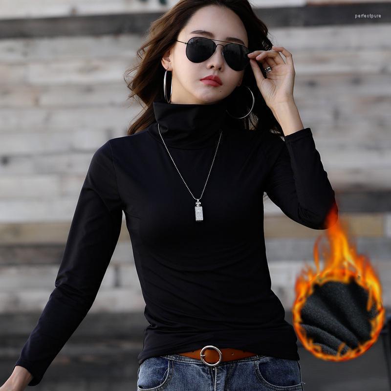 

Women's Sweaters Autumn Sweater Solid Color Long Sleeve Turtleneck Women Pullover Padded Velvet Warm Top Plus SizeWomen's Perf22, Photo1
